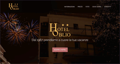 Desktop Screenshot of hoteloblio.it